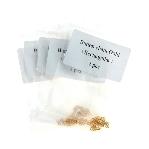 Dental lingual button chains - button,
