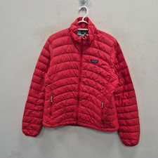 Patagonia Down Sweater Lightweight Puffer Pink Jacket Coat Size Large Women's 