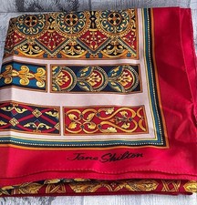 SCARF VINTAGE Headscarf JANE SHILTON Made in Italy Preloved