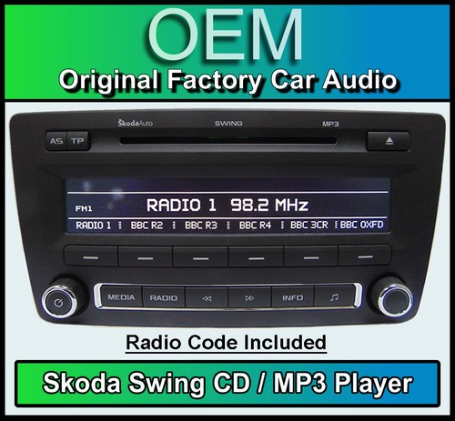 Skoda swing mp3 player - cd,