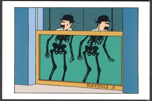 Modern postcard tintin - modern, postcard: