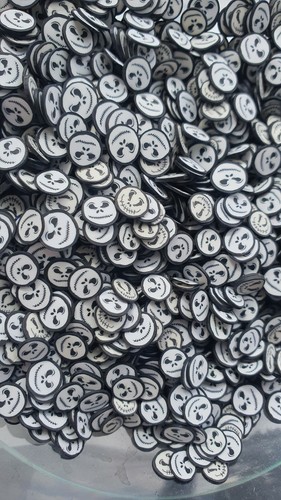 Jack skellington clay slices - jack,
