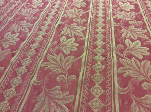 Pinky red curtain fabric 90m - red,