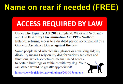 Assistance dog guide - dog,