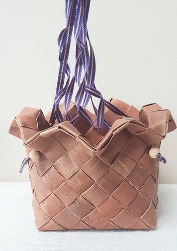 Handwoven swedish birch bark - birch,