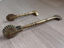 Two Antique Brass Pastry Tools