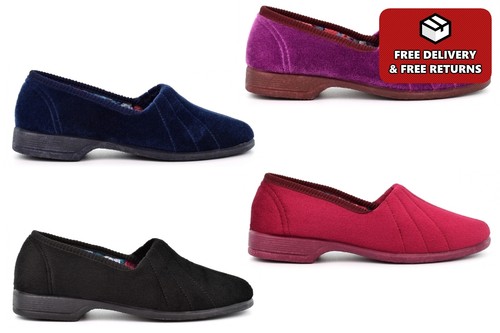 Womens roll top slippers - top,