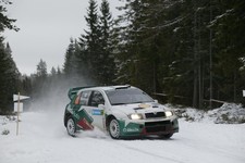 Janne Tuohino Skoda Fabia WRC