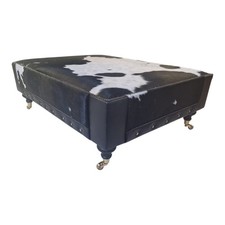 Genuine Black & White Cow hide
