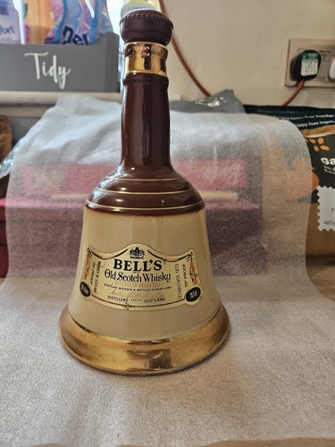 Empty vintage bells old scotch - vintage,