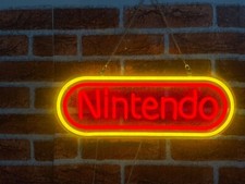  17"x7" New Nintendo Neon Sign LED Neon Light Sign US Stock