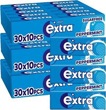 Extra Peppermint Chewing Gum - 3 Cases of 30 Packs