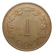 Malta 1 Cent 1972 Coin I276