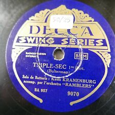78 rpm KEES KRANENBURG balterman triple - sec DECCA 9070