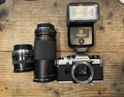 Olympus om10 35mm film camera - film,