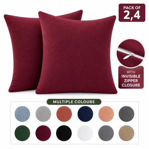 Colourful plain dyed cushion - colourful,