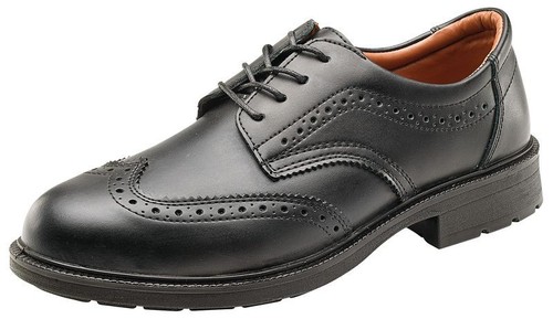 Brogue style safety shoe - style,