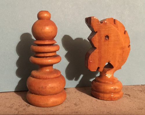 Wooden chess pieces mixed - chess,