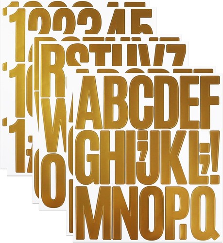 Inch sticky letter number - inch,