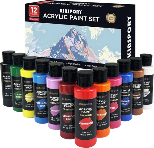 Kinspory acrylic paint set - kinspory,