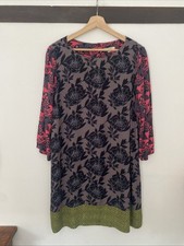 White Stuff Stunning Floral/Bird Print Tunic Dress  Size 16  - Christmas?