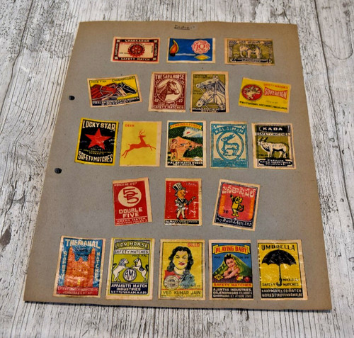 Superb vintage matchbox labels - superb,