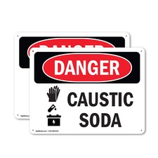 (2 Pack) Caustic Soda OSHA