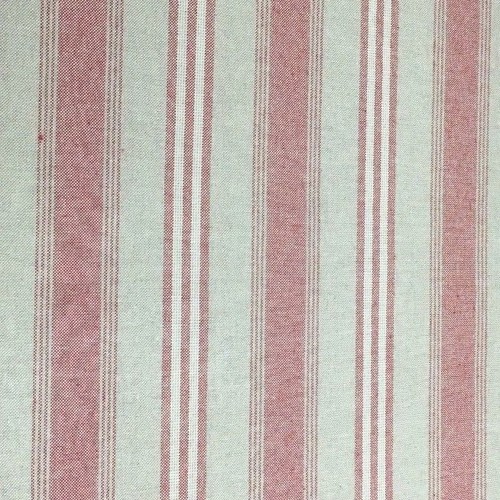 Harvard stripe fabric red - fabric,