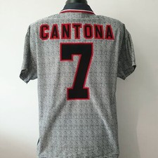 CANTONA 7 Manchester United Shirt - Large - 1995/1996 -  Man U Umbro 95