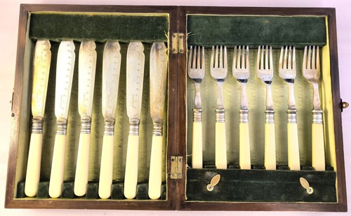 Antique epns piece - piece, cutlery