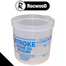 2 Stroke Oil Measure Measuring Jug, Beaker, Cup, Mixing Gauge Outboard Engine