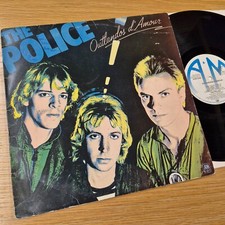 The Police – Outlandos D'Amour vinyl LP, 1978, rare blue logo