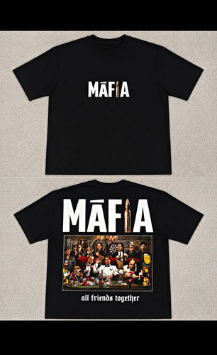 Men black mafia graphic - men’s,