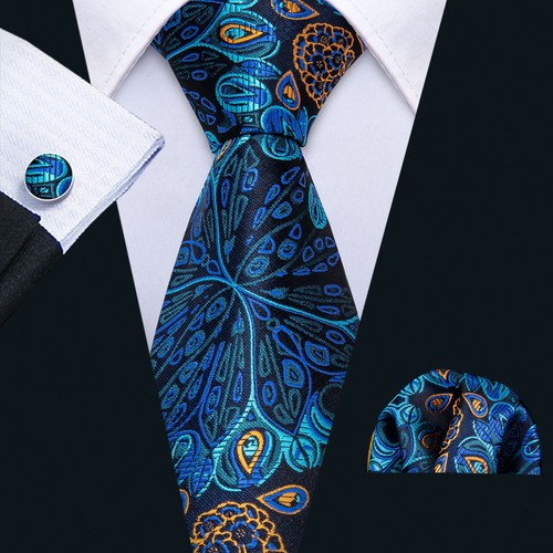 Mens blue peacock - peacock, woven