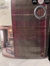 Next Red Highland Check Lined