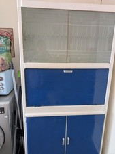Mid Century Retro Kitchen Larder Cabinet Free Standing Cupboard
