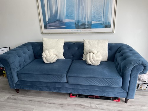 Habitat blue sofa less - than, 12