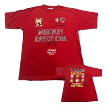 Vtg Man Utd Champions League Final 1999 T-shirt Retro Large Mn United Top (5