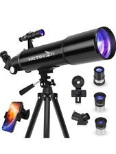 HETEKAN Telescope for Adults Astronomy 80mm Aperture 600mm