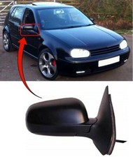 Fits VW Golf Mk4 1998-2003 Door Wing Mirror Heated Electric Black Driver Side