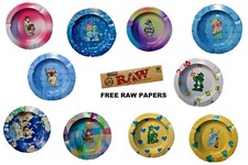 ASHTRAY + RAW PAPERS SMOKING