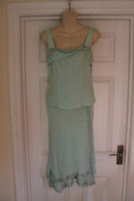 Silk Skirt Suit Bead Sequin