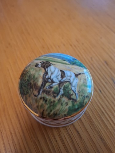 Falcon china gun dog trinket - falcon,
