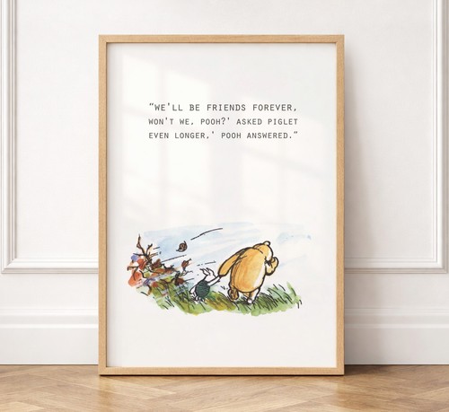 Winnie the pooh quote print - winnie,