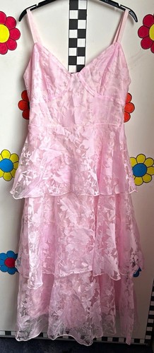 Quiz pink floral tiered - pink,