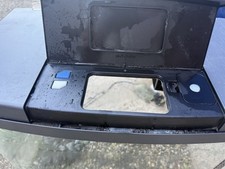 Love Fish 40L Panorama Aquarium Tank Black, White and Blue Light, Heater, Filter