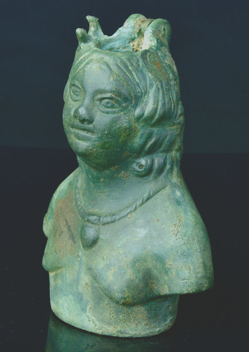 Roman bronze balsamarium - roman,