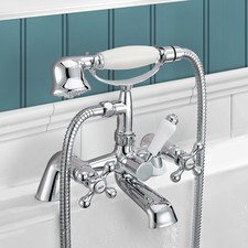 Nes Home Stafford Classic Traditional Victorian Bath Shower Mixer Tap