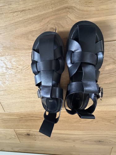 Zara leather fisherman - leather,