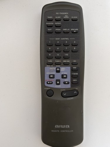 Aiwa tn320ex remote control - aiwa, rc-tn320ex